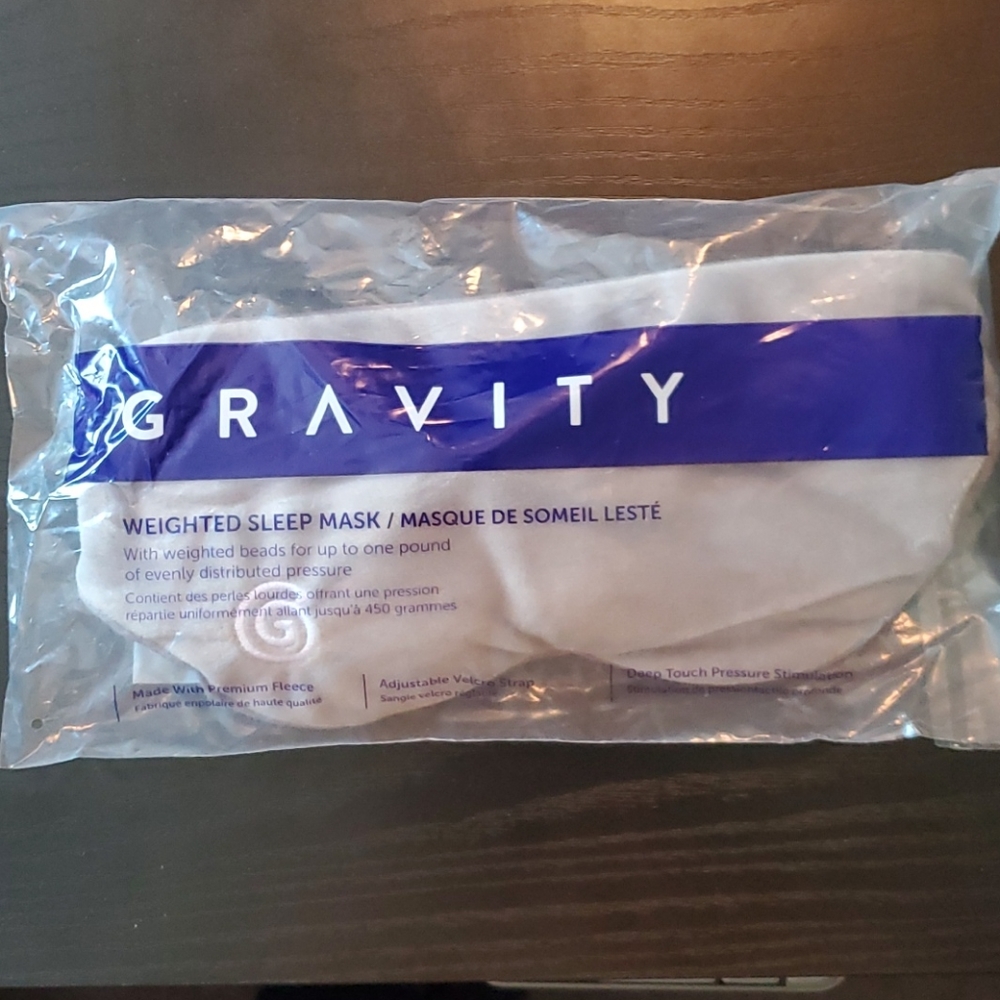 Gravity Weighted Sleep Mask